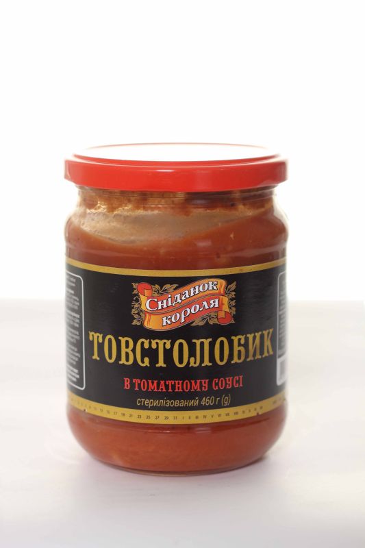 Товстолобик в томатному соусі 460г.