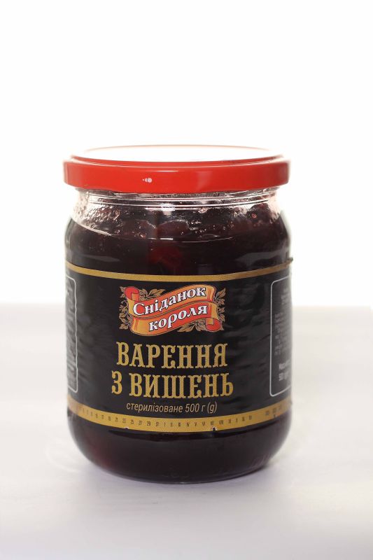 Варення з вишень 500г.