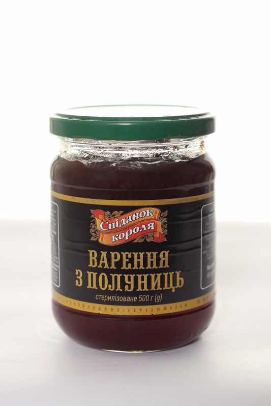 Варення з полуниць 500г.